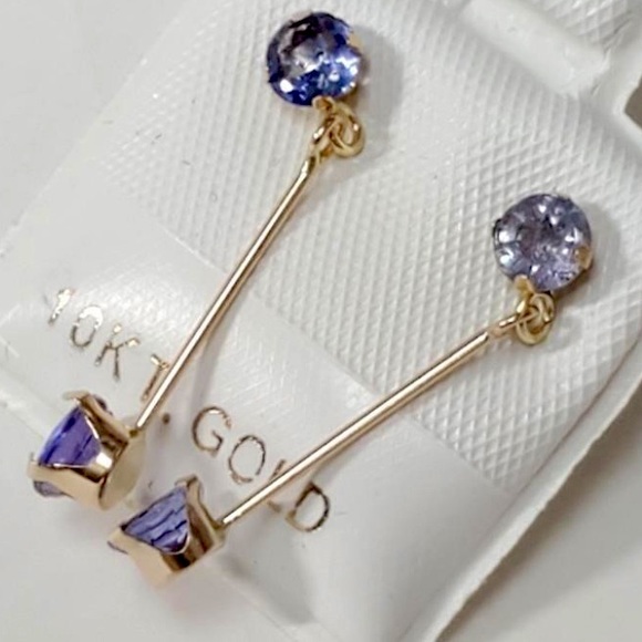 🚨🚨🚨SOLD 🚨🚨🚨10K Yellow Gold Tanzanite (1ct) BRAND NEW - Picture 2 of 3